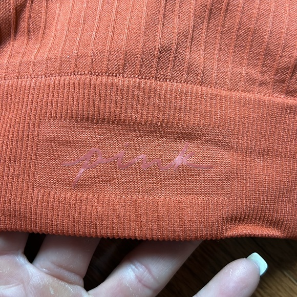 VS PINK Active 2 Piece Ribbed Leggings and Sports bra Set ✨Like New Condition - Picture 3 of 13